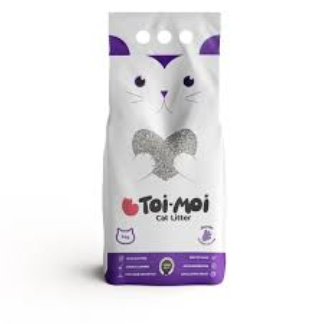 TOI MOI FLORA LAVENDER SCENT CLUMPING C/LITTER 5KG